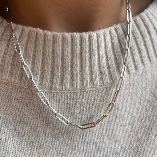 Large Paperclip Necklace