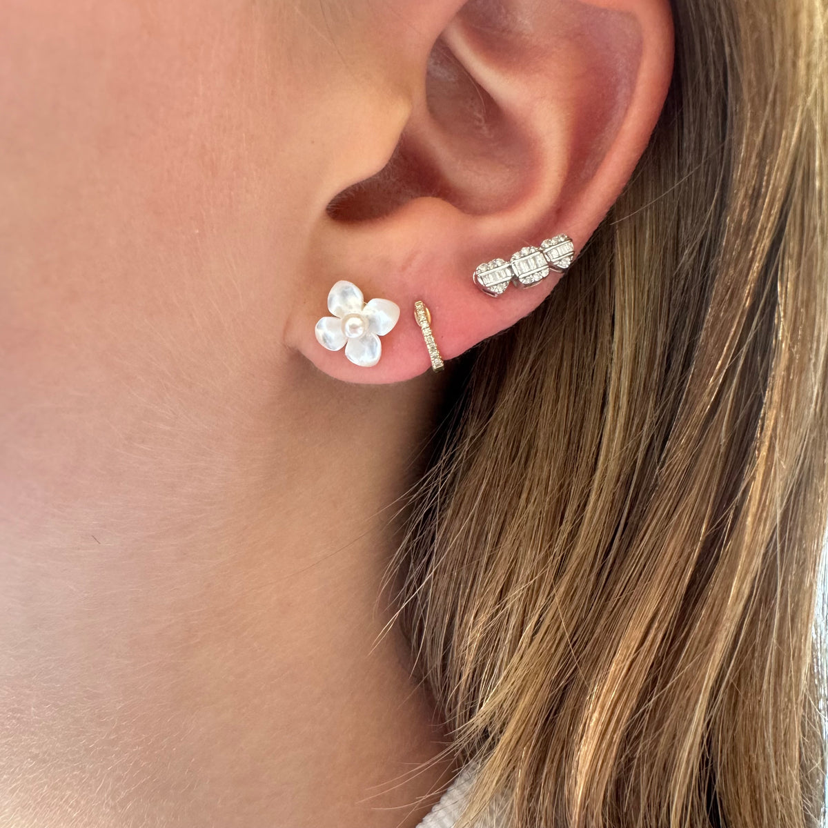 PETALS PEARL PIERCED EARRINGS　今週限定価格 92CD331C-C5D8-4686-873F-