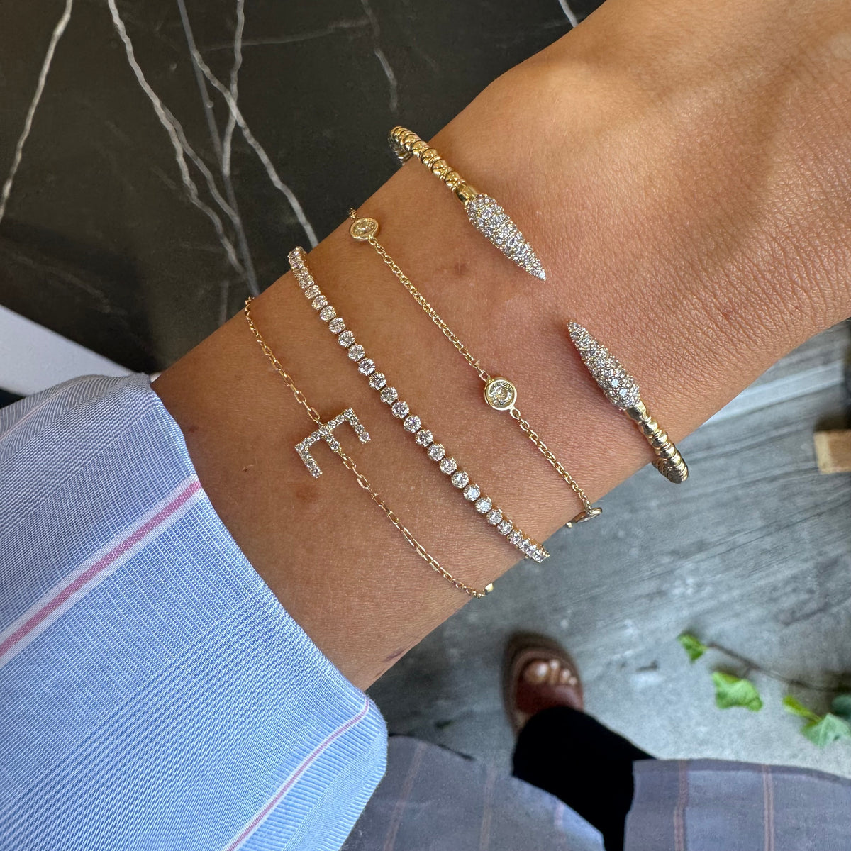 0.50 Carat Diamond By the Yard Bracelet – Velvet Box Jewels