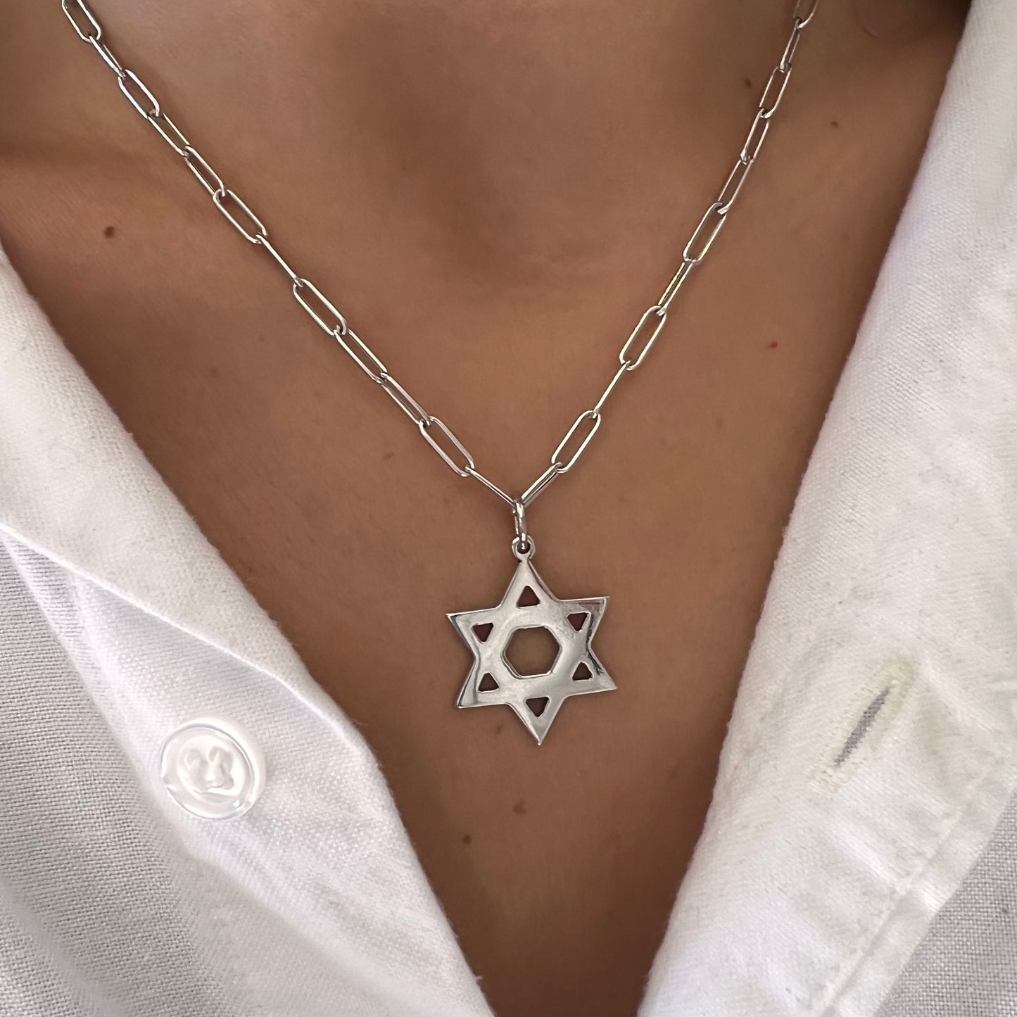 Load image into Gallery viewer, Large Magen David Charm
