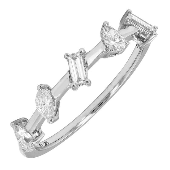 Mixed Shape Diamond Ring