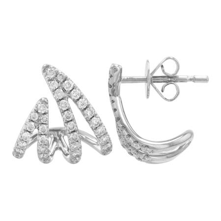 Claw Diamond Cage Earring