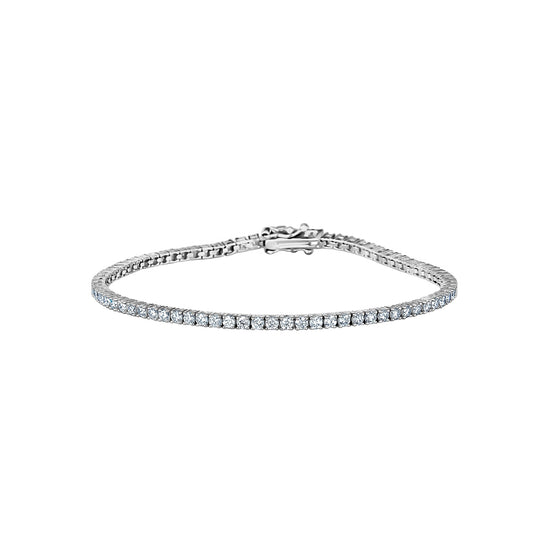 Four Prong Diamond Tennis Bracelet (Natural Diamonds)