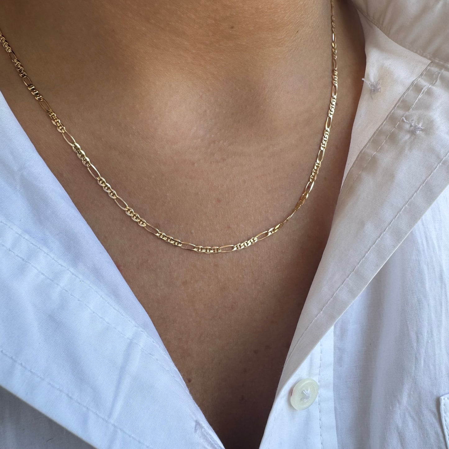 Dainty Figaro Chain Necklace
