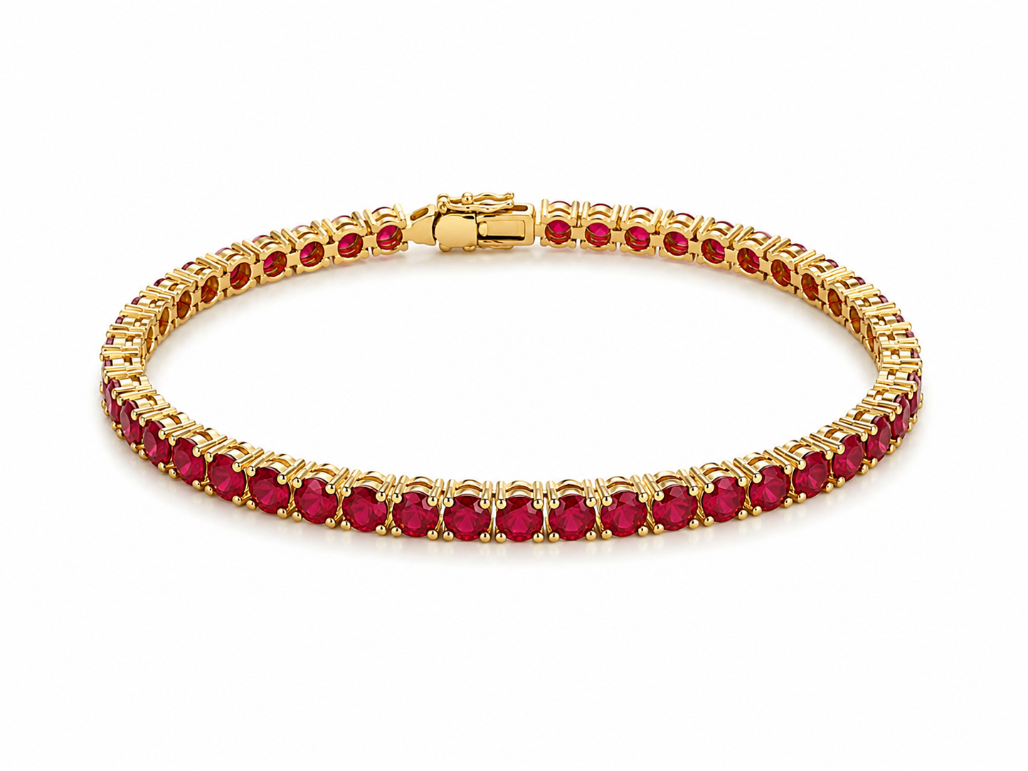 Ruby Tennis Bracelet