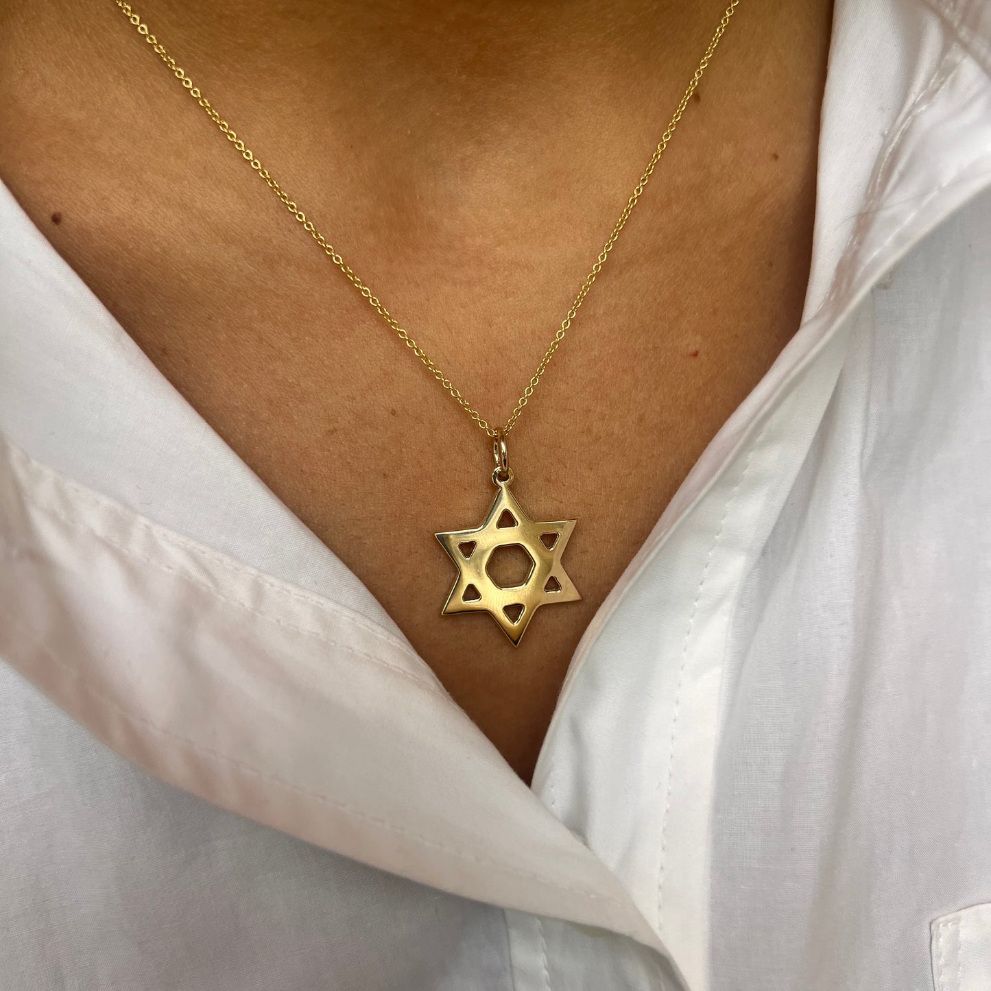 Load image into Gallery viewer, Large Magen David Charm
