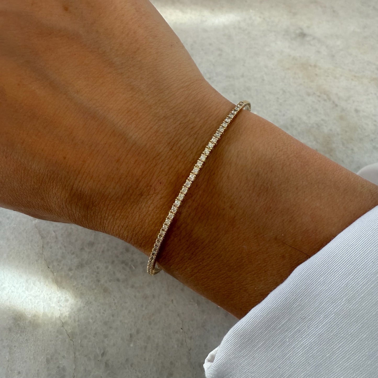 Diamond Flex Bangle