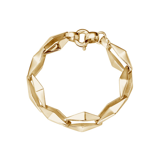 Geometric Link Italian Bracelet