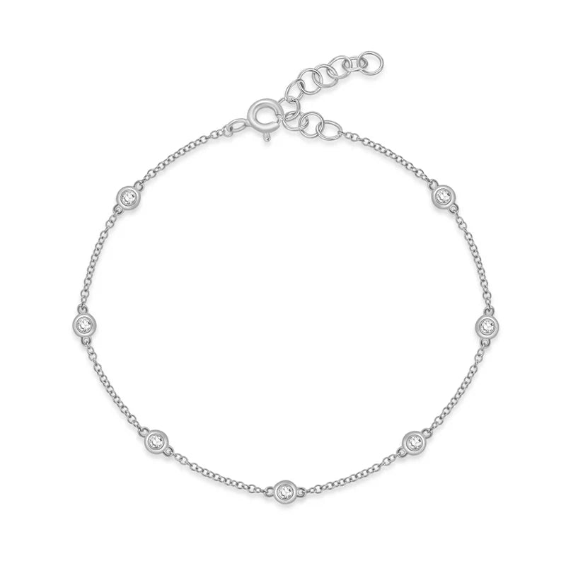 0.15 Carat Diamond By the Yard Bracelet