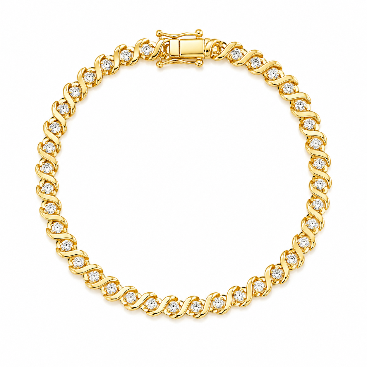 Gold & Diamond Bracelet