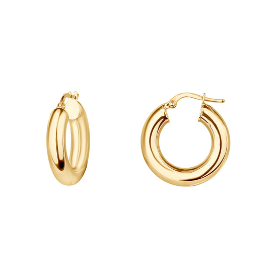 6 mm Gold Hoops