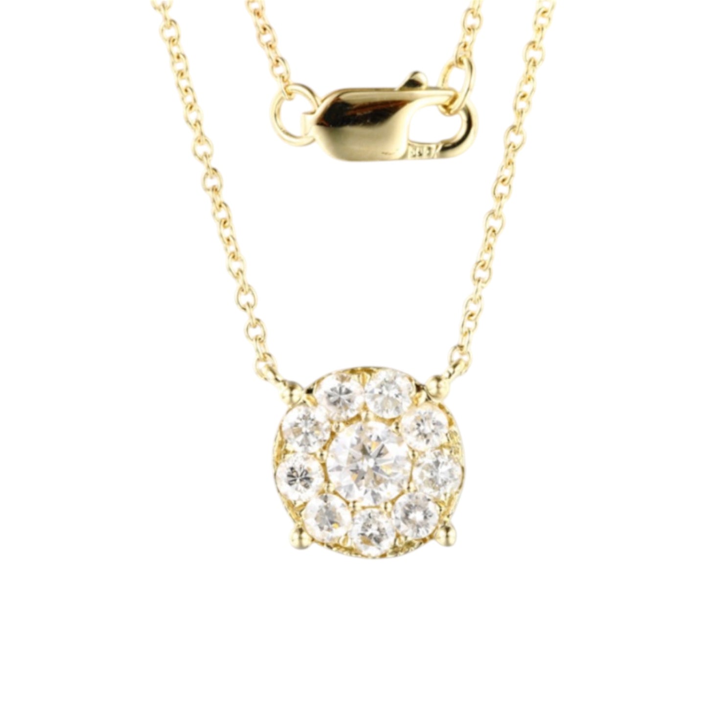 1 Carat Diamond Florette Necklace