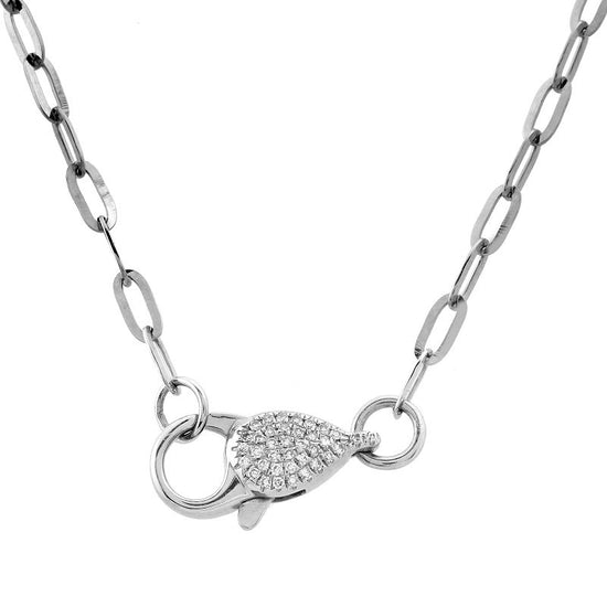 Link Choker With Diamond Clasp