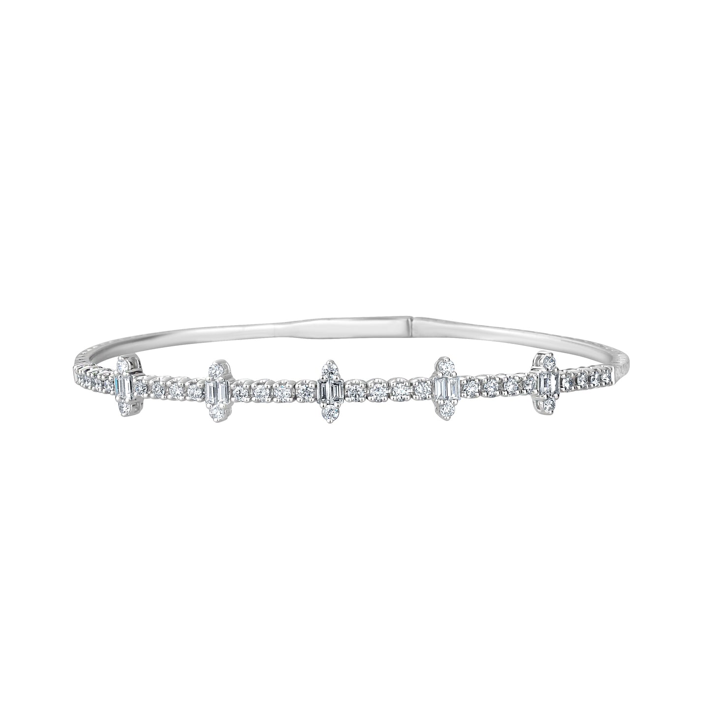 5 Marquee & Diamond Flex Bangle