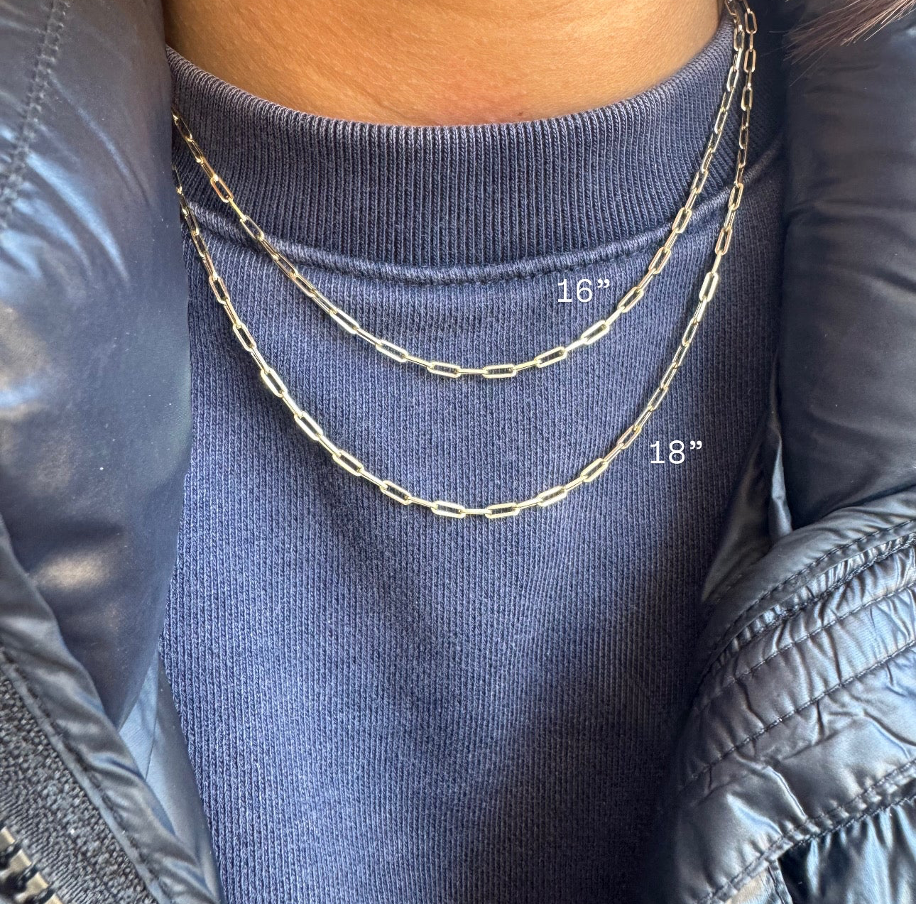 Baby Paperclip Necklace