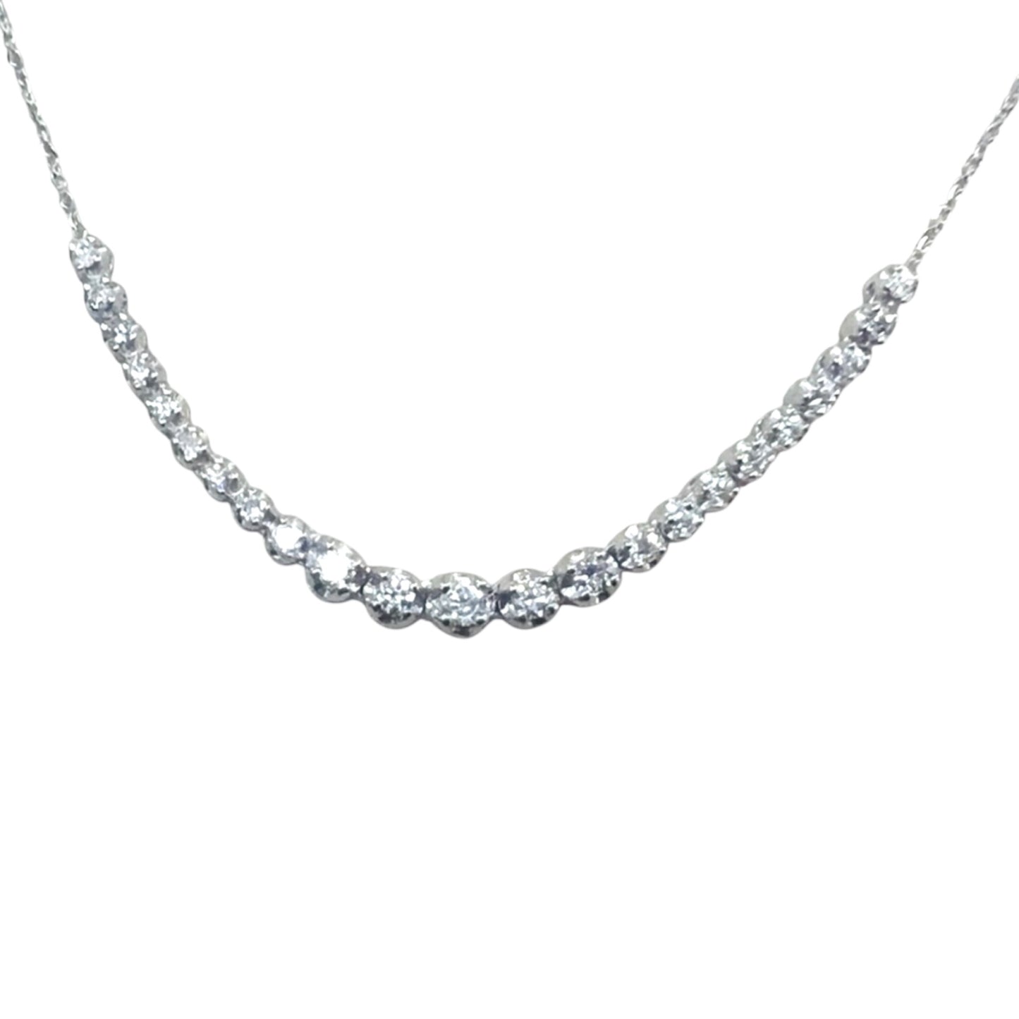Partway Buttercup Diamond Tennis Necklace