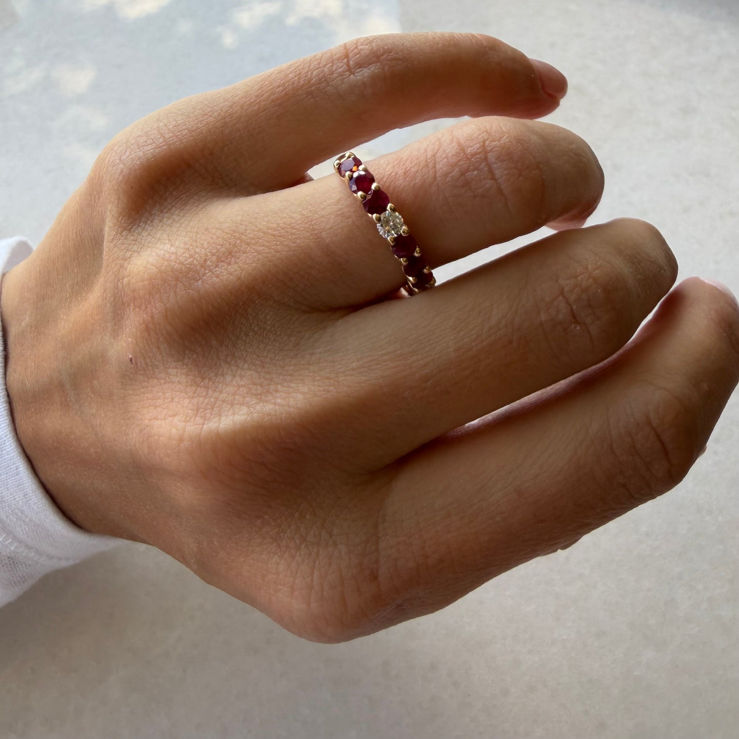 Partway Ruby & Diamond Ring