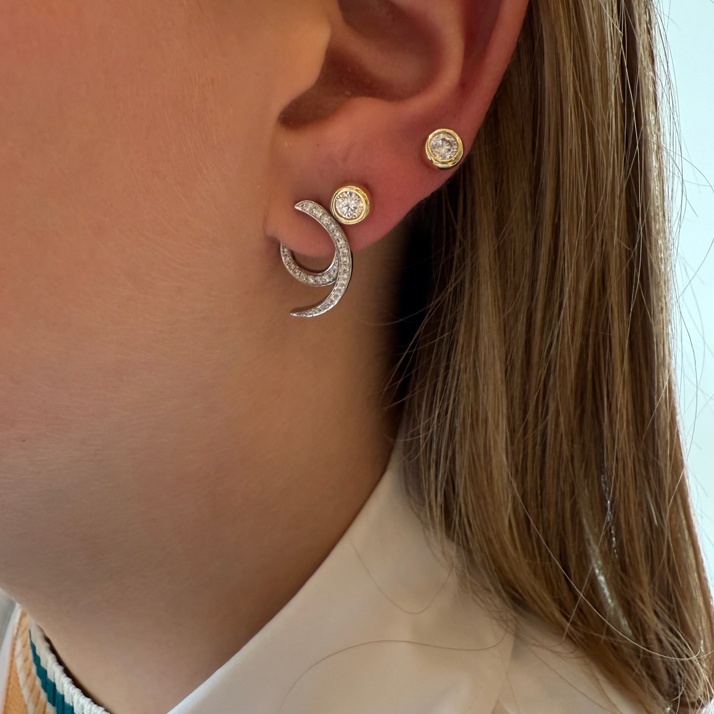 Double Wave Earrings
