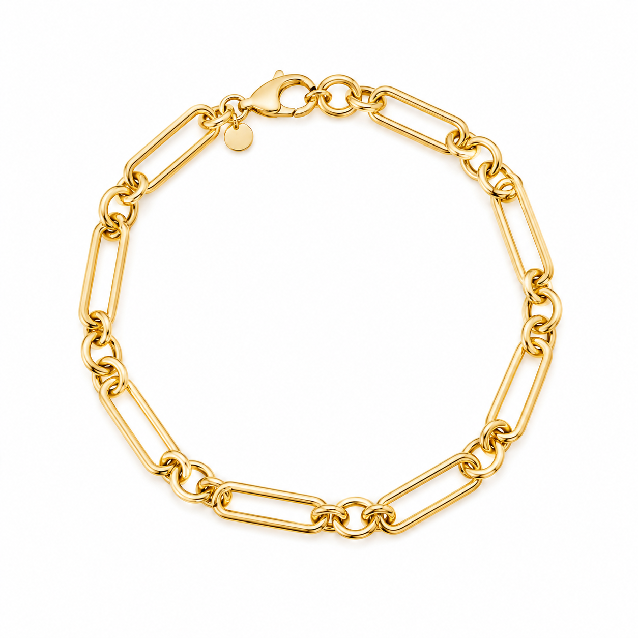 Large Mixed Link Bracelet