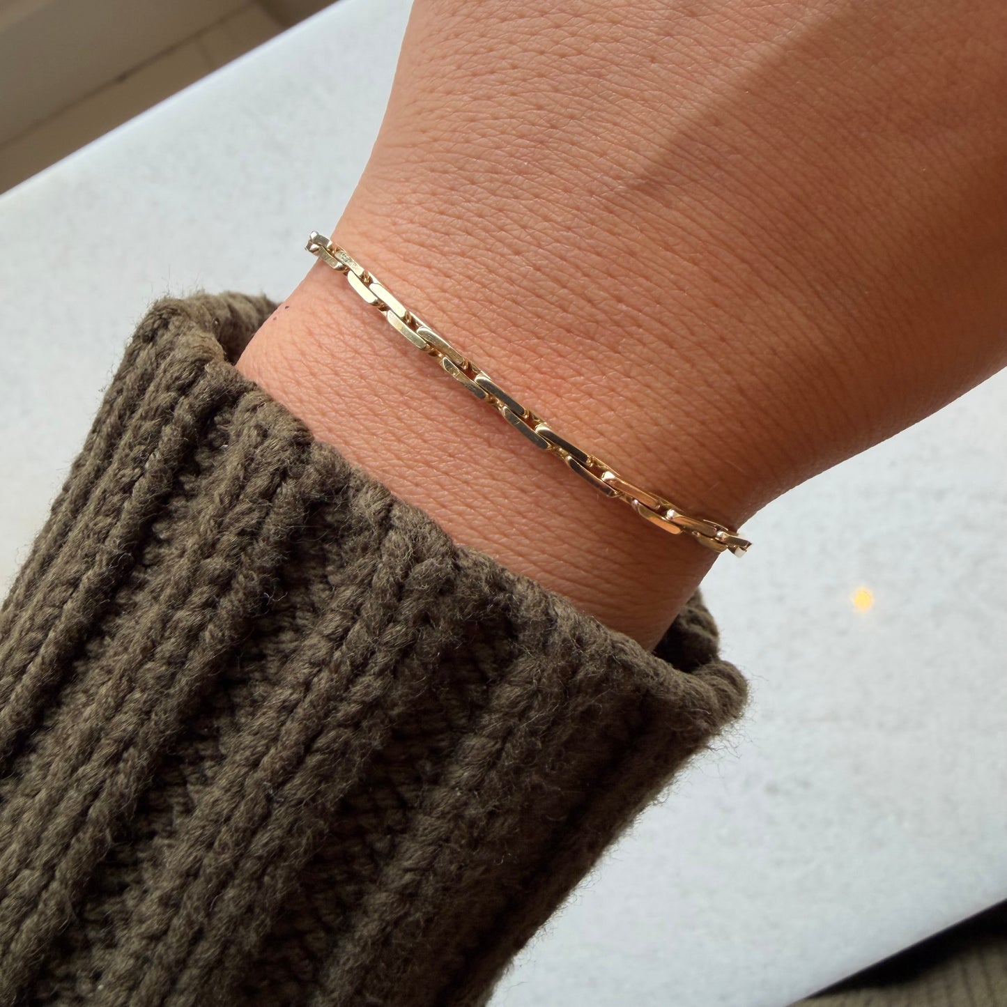 Gold Italian Link Bracelet
