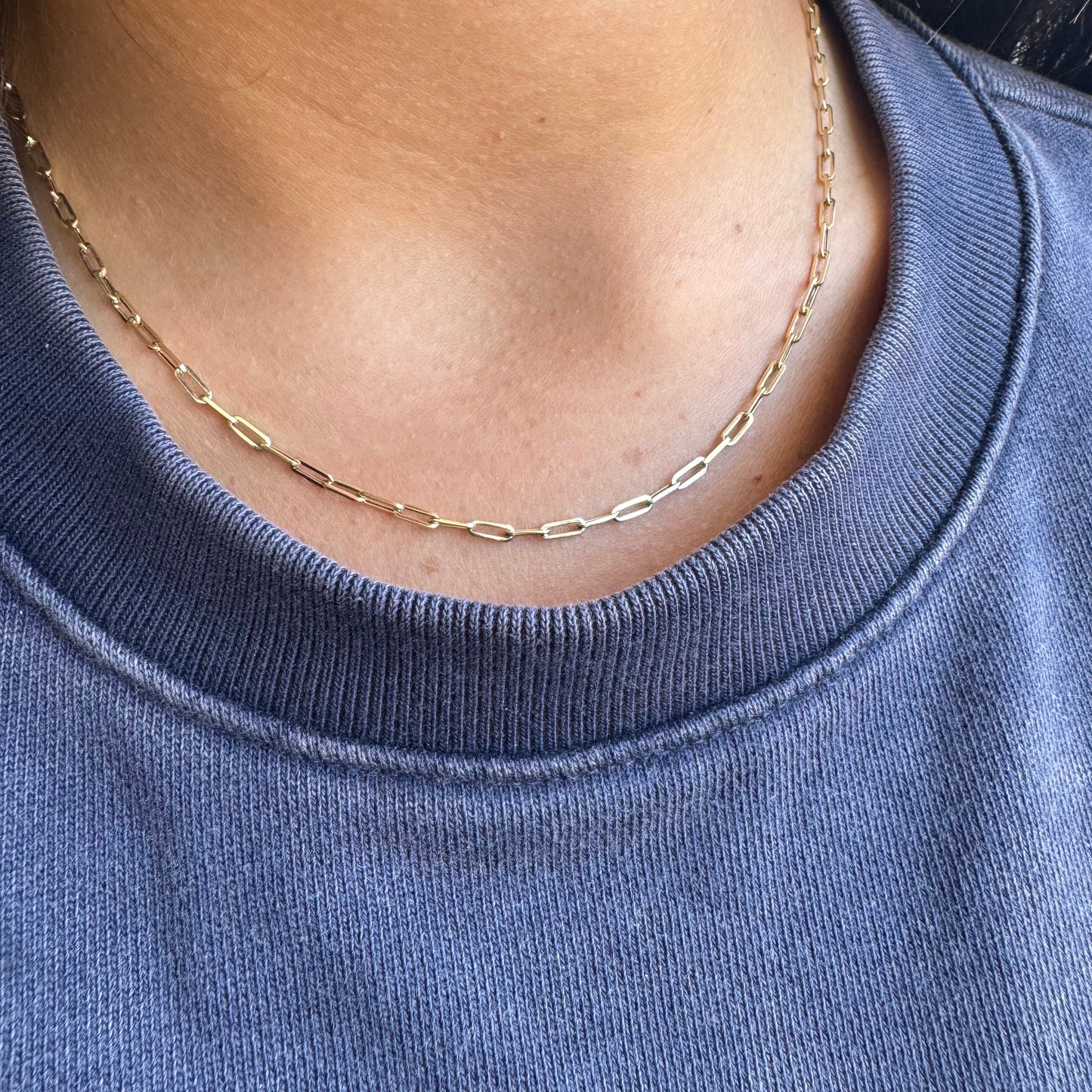Baby Paperclip Necklace