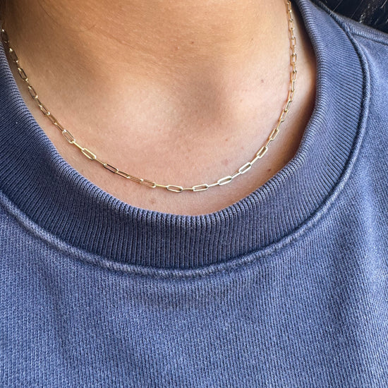 Baby Paperclip Necklace