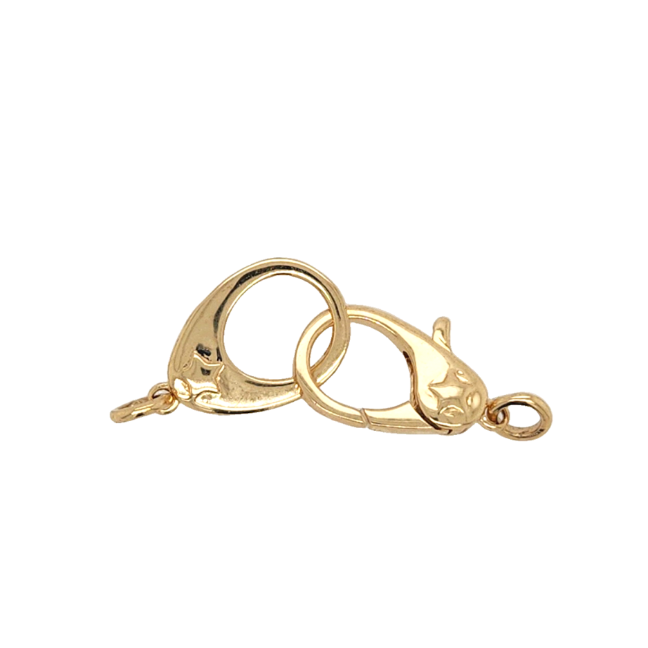 Large Gold Double Clasp