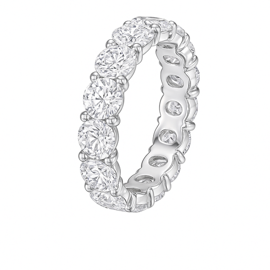 Lab Grown Round Diamond Eternity Band, 40 Pointers