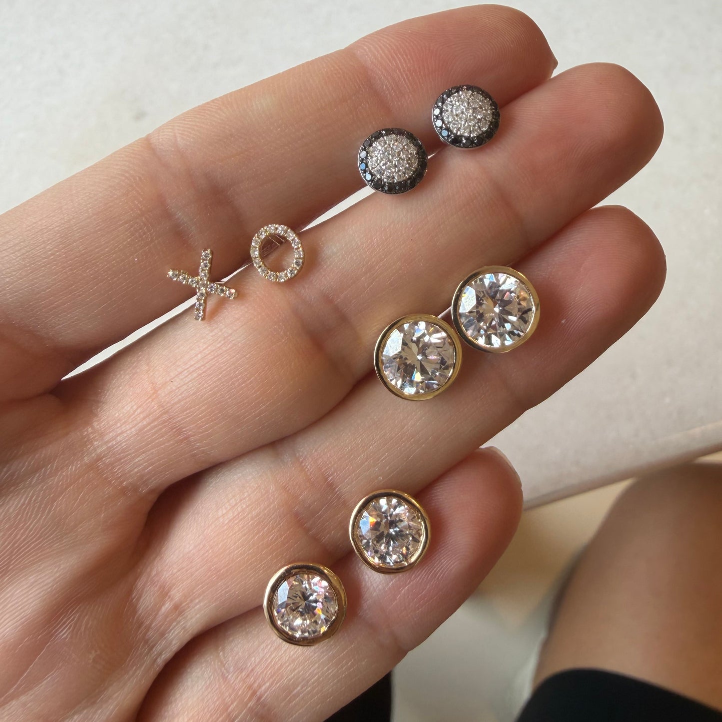 Diamond XO Earrings