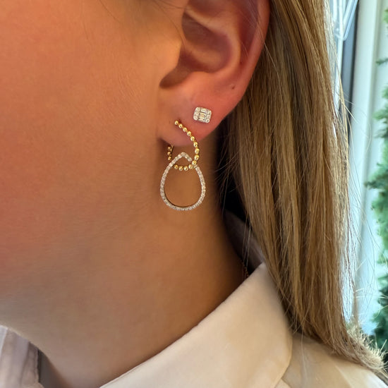 Baguette Diamond Earrings