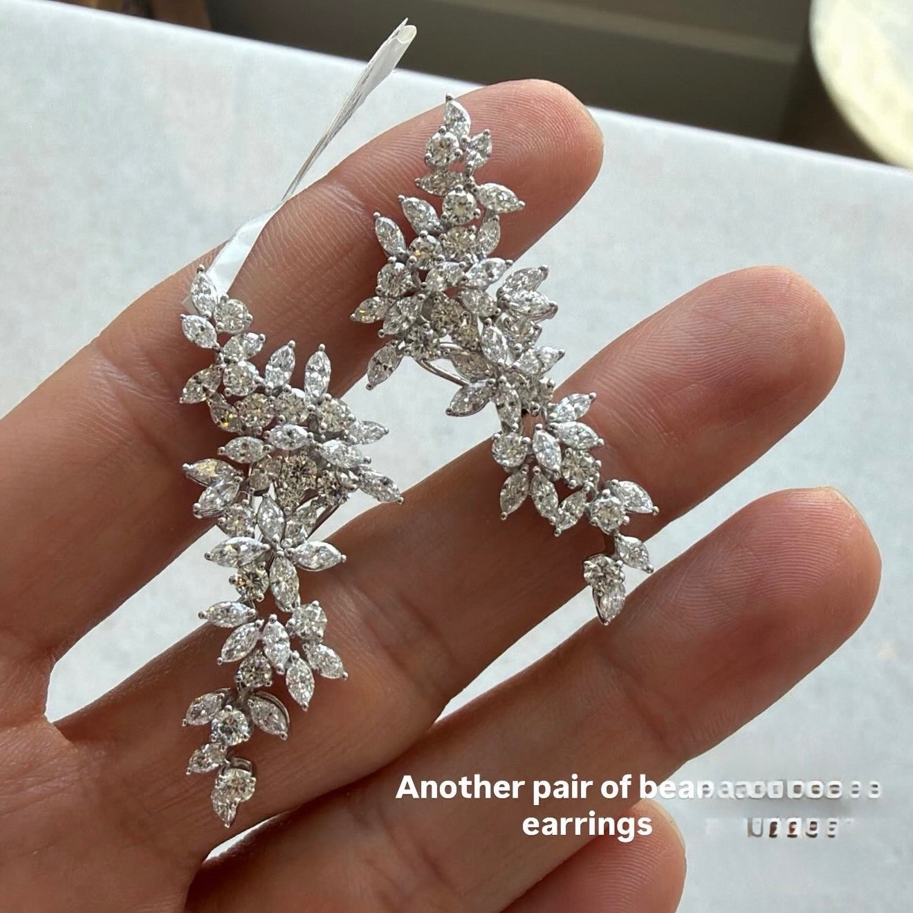 Marquee Crawler & Hanging Lab Diamond Statement Earrings