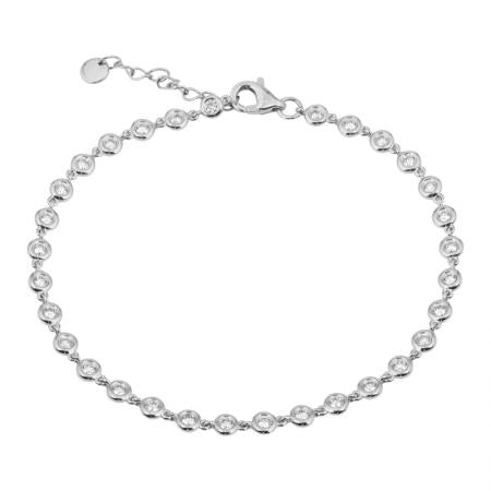Dainty Bezel Diamond Bracelet