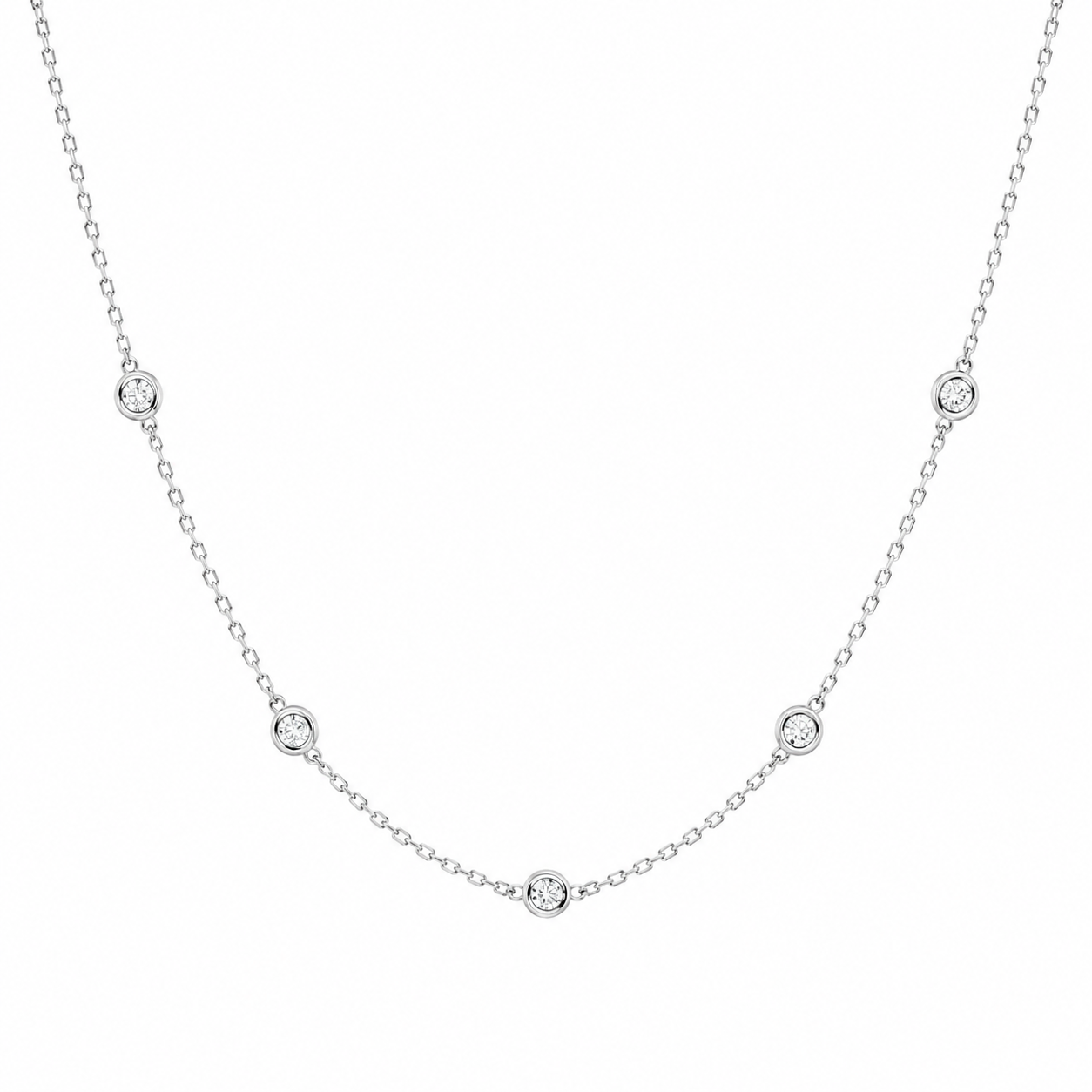 Diamond By the Yard Necklace