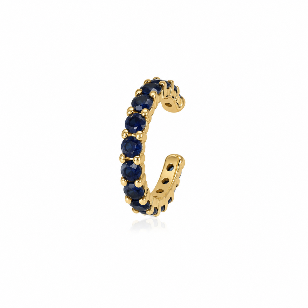 Blue Sapphire Ear Cuff