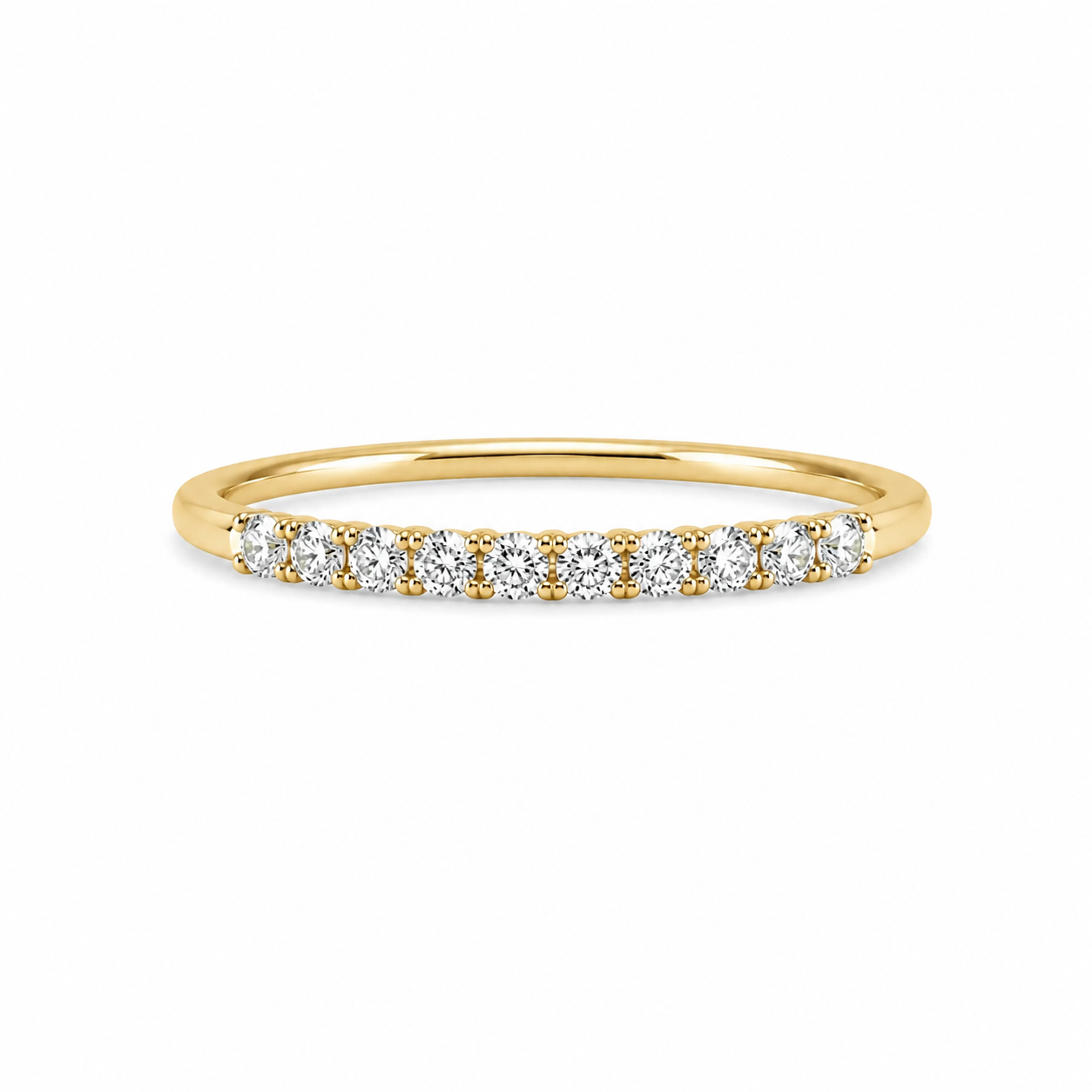 White Sapphire Stackable Ring