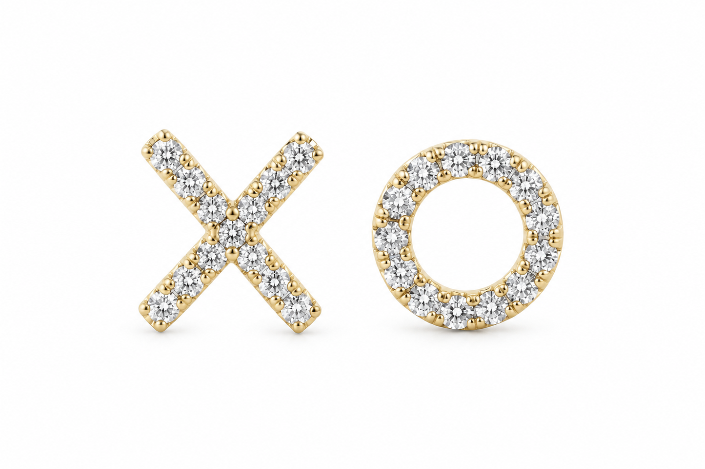Diamond XO Earrings