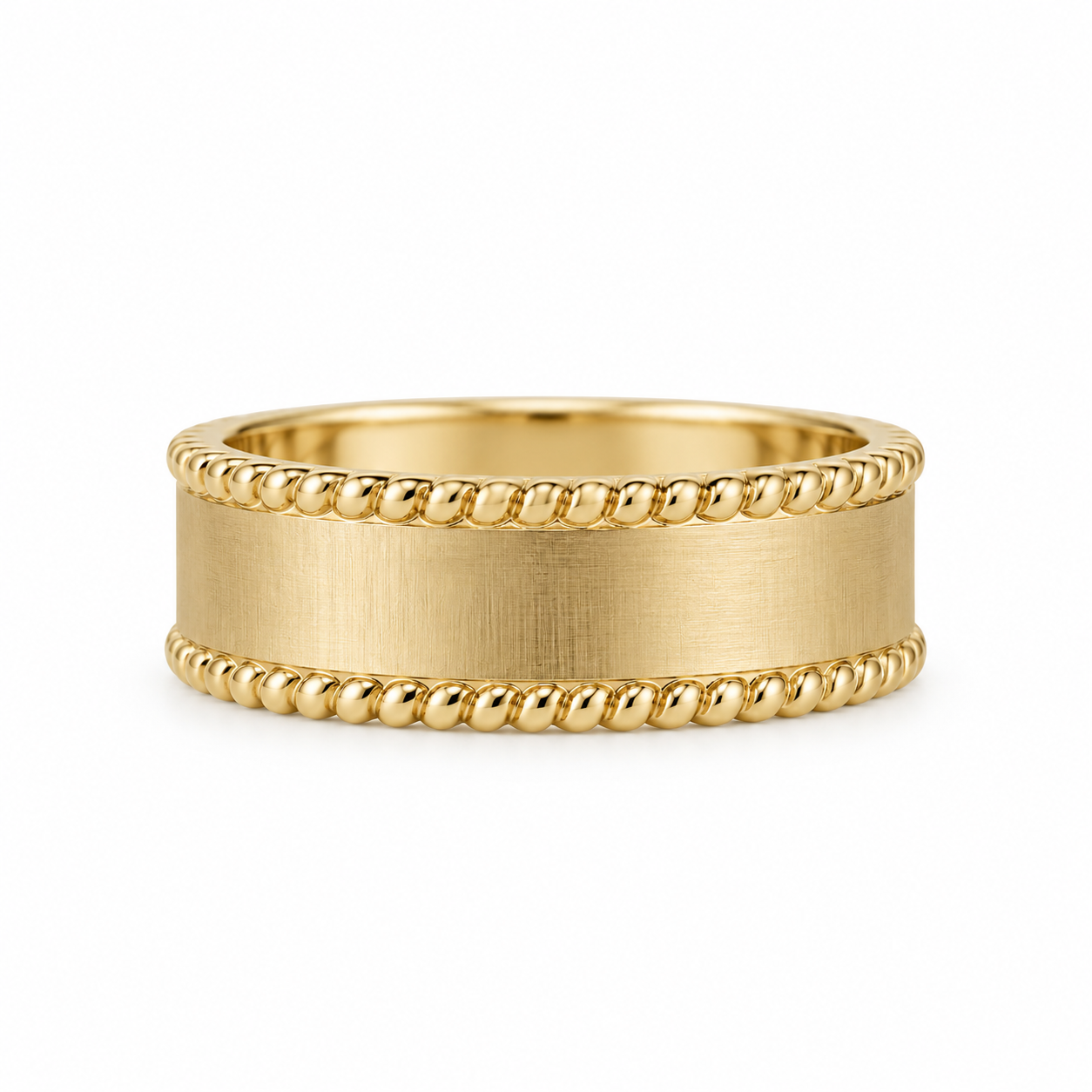 Brushed Gold Ring