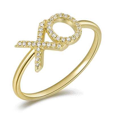 Diamond XO Ring