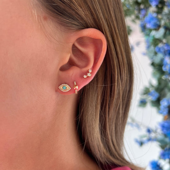 3 Diamond Constellation Earrings