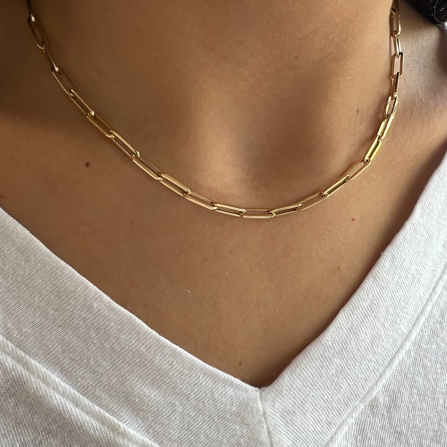 Load image into Gallery viewer, Medium Paperclip Necklace
