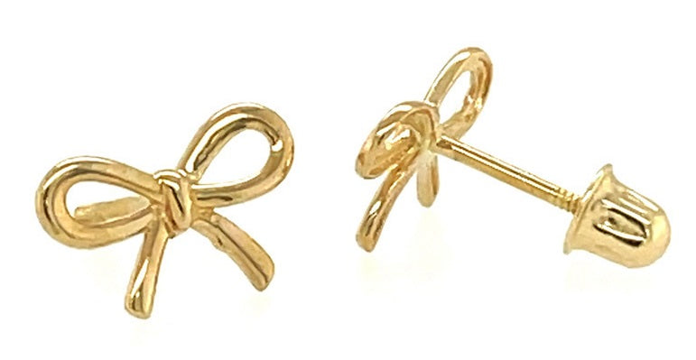 Load image into Gallery viewer, Large Bow Screwback Earrings
