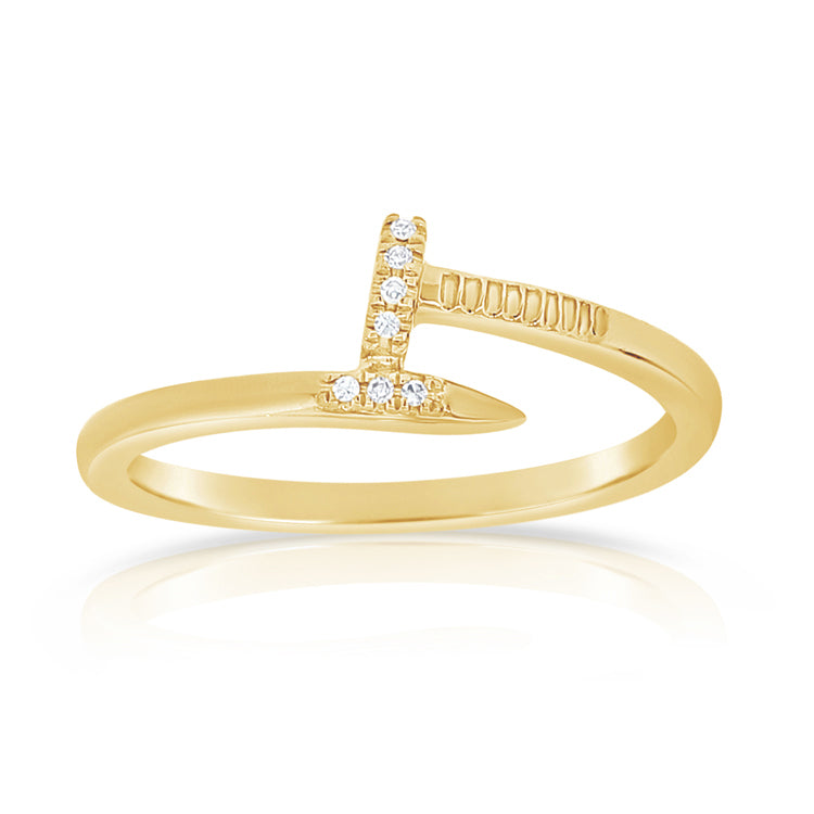 Rose Gold Nail Ring – Attrangi