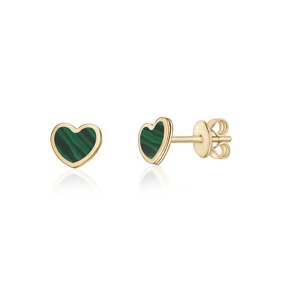 Load image into Gallery viewer, Small  Heart (Rounded) Earrings
