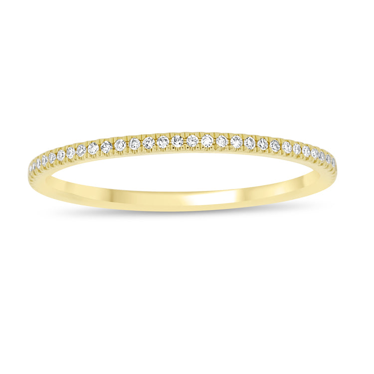 Mini pave diamond band Clearance