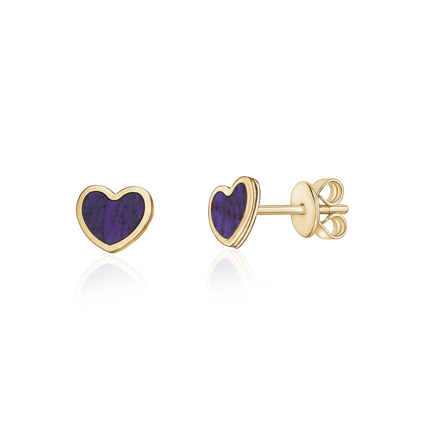 Load image into Gallery viewer, Small  Heart (Rounded) Earrings
