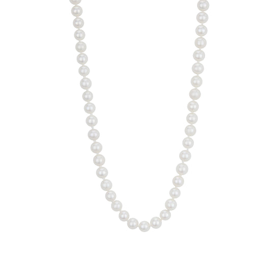 5 mm Pearl Necklace With 14K Gold Clasp