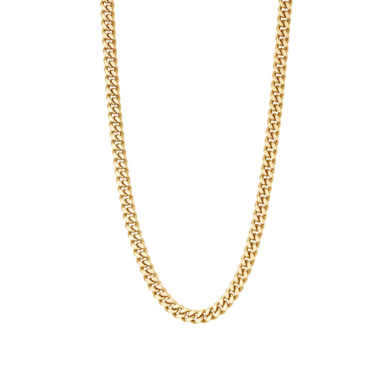 Small Solid Cuban Chain Necklace