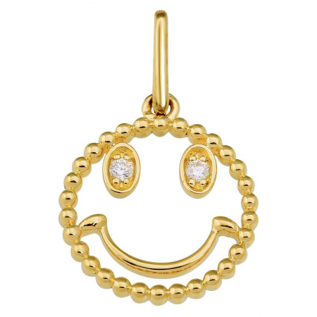 Smiley Charm With Clasp