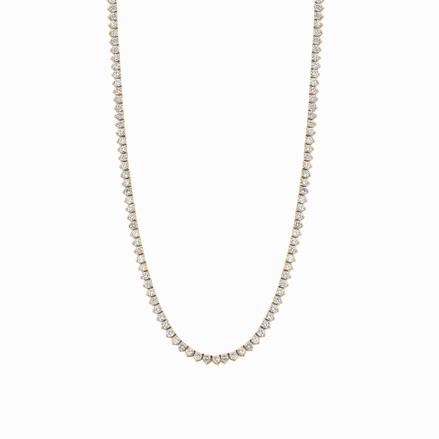 Carat Prong Diamond Tennis Necklace – Velvet Box Jewels