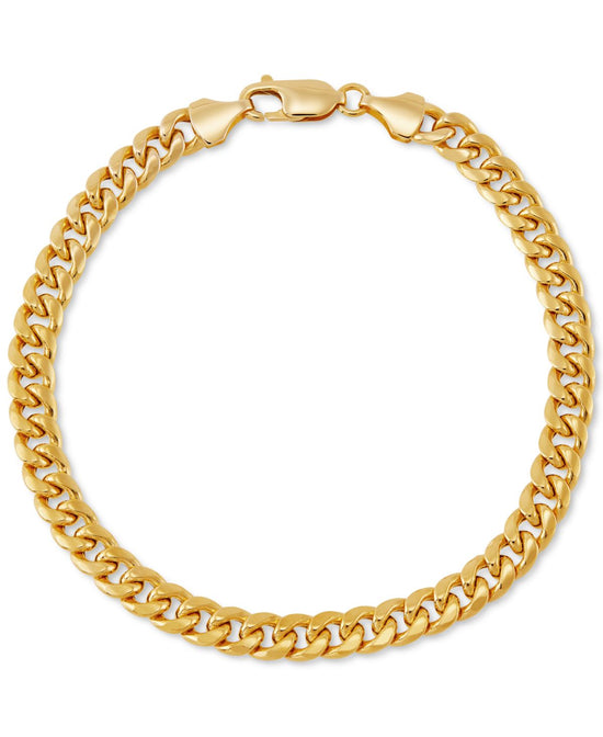 7" 0.2 mm Curb Link Chain Bracelet